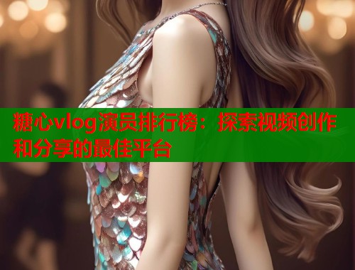 糖心vlog演员排行榜：探索视频创作和分享的最佳平台