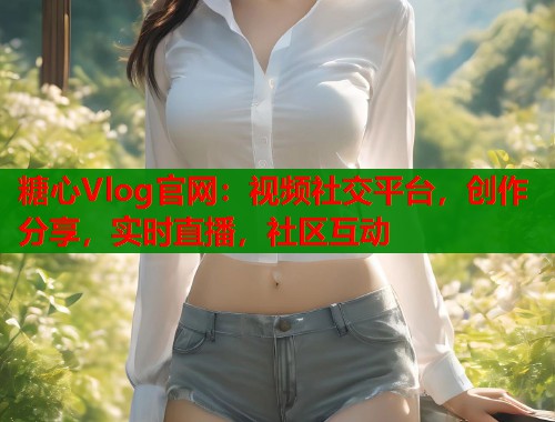 糖心Vlog官网：视频社交平台，创作分享，实时直播，社区互动