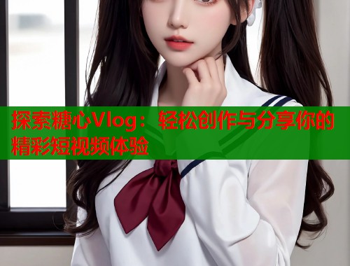 探索糖心Vlog：轻松创作与分享你的精彩短视频体验