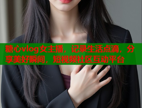 糖心vlog女主播，记录生活点滴，分享美好瞬间，短视频社区互动平台