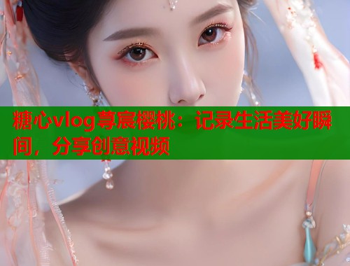 糖心vlog荨宸樱桃：记录生活美好瞬间，分享创意视频