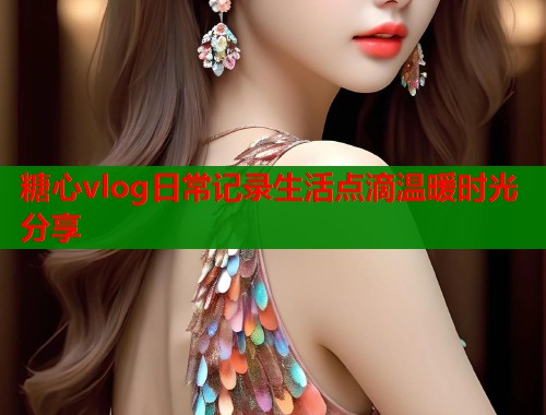 糖心vlog日常记录生活点滴温暖时光分享